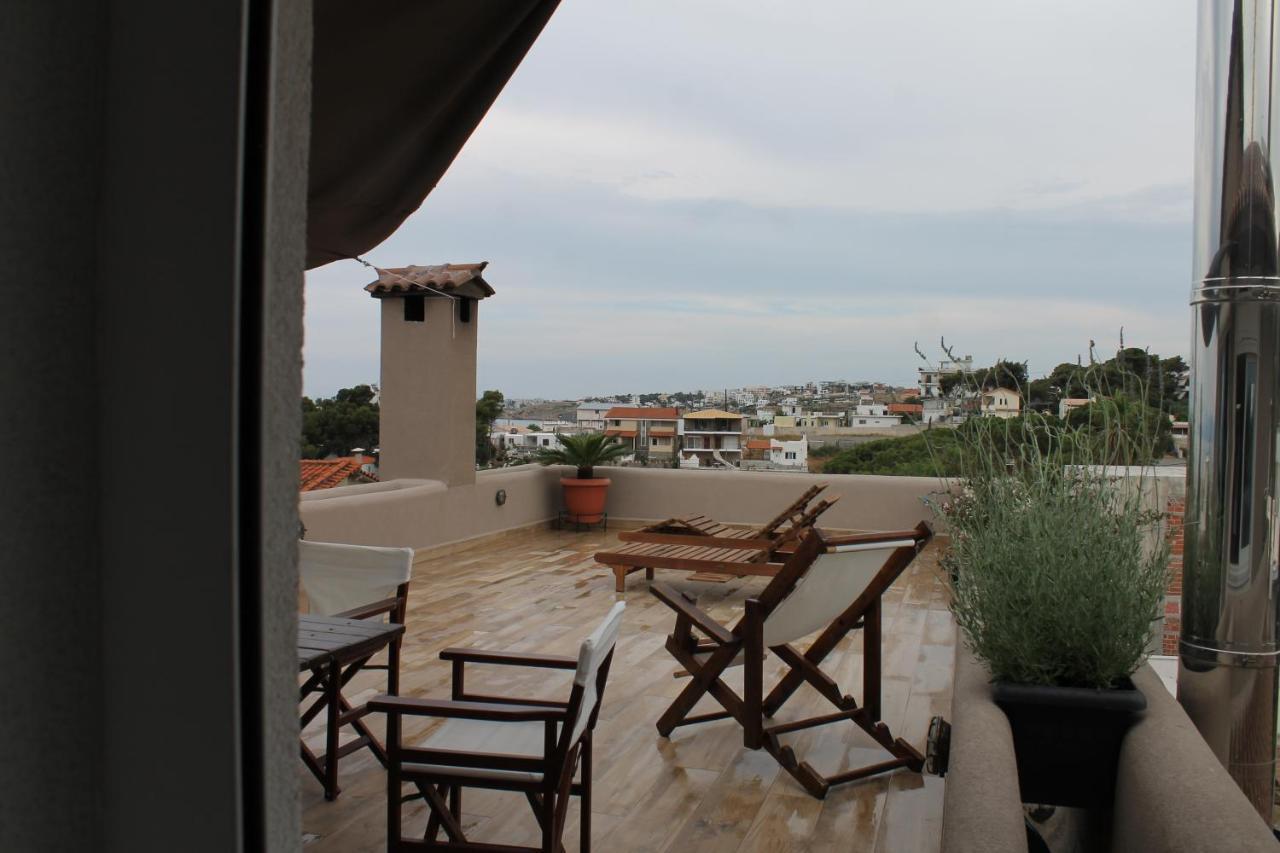 Sea View Apartment 15 Min From Athens Airport Néa Mákri エクステリア 写真