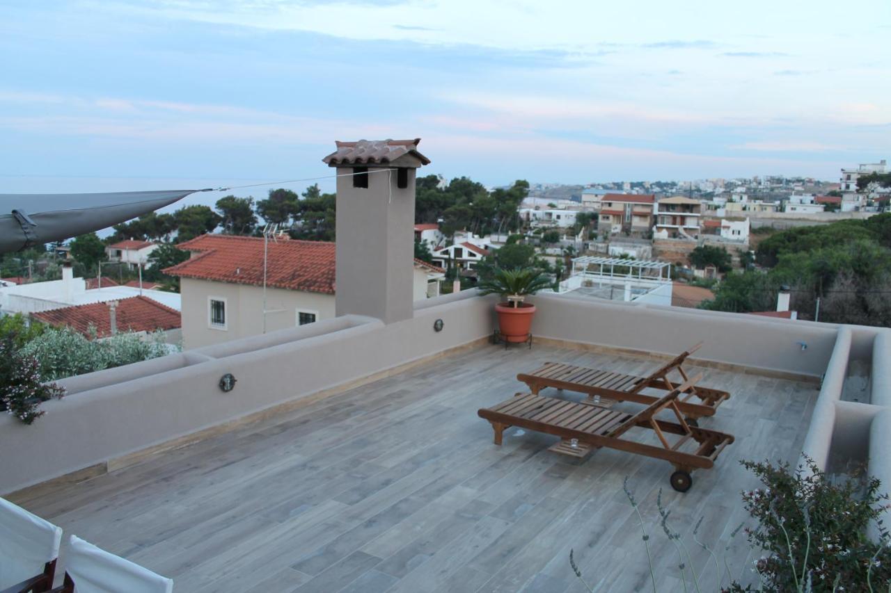 Sea View Apartment 15 Min From Athens Airport Néa Mákri エクステリア 写真