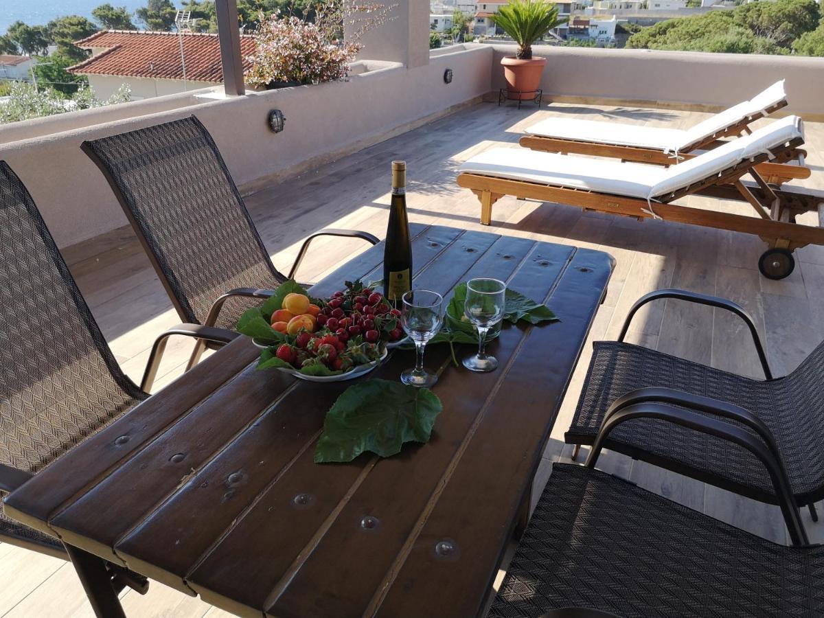 Sea View Apartment 15 Min From Athens Airport Néa Mákri エクステリア 写真