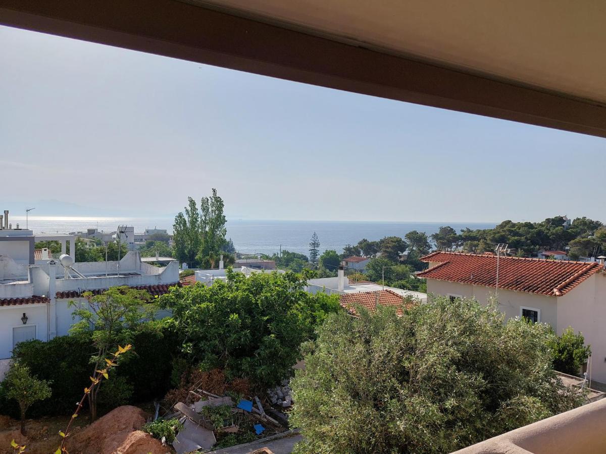 Sea View Apartment 15 Min From Athens Airport Néa Mákri エクステリア 写真